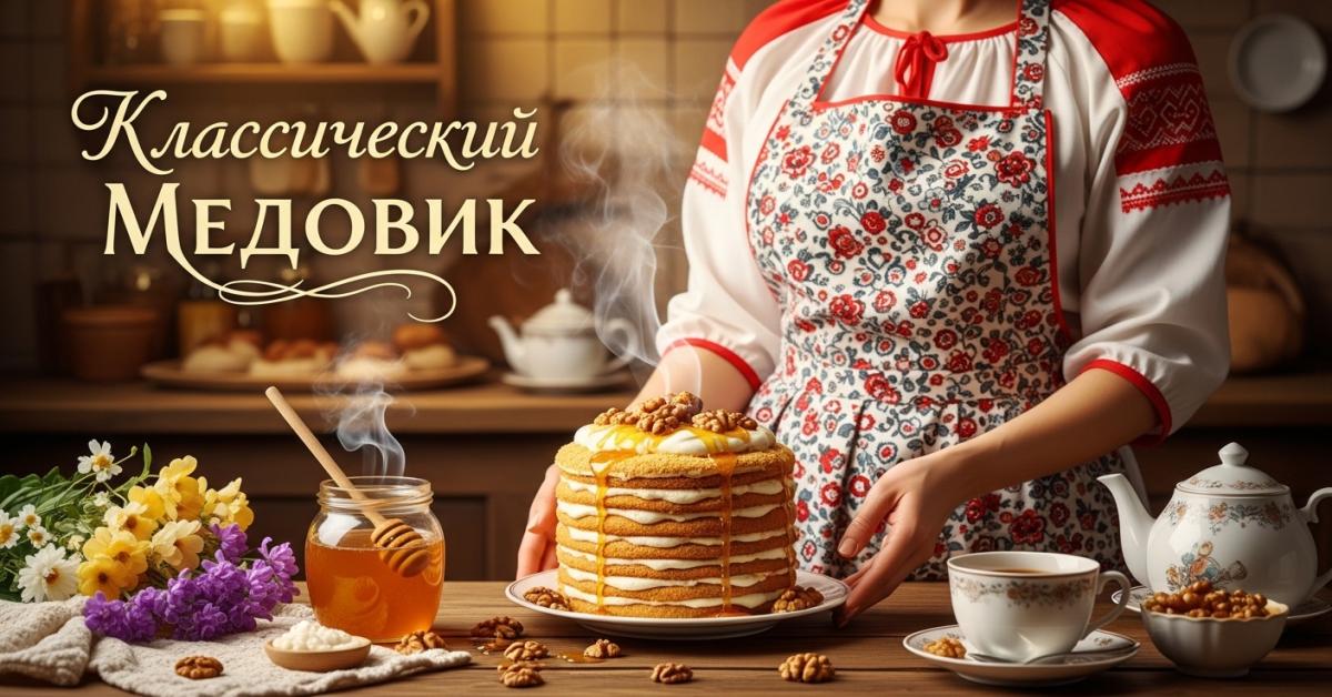 Медовик — классический слоёный медовый торт, рецепт как у бабушки - ModAppHub Guides